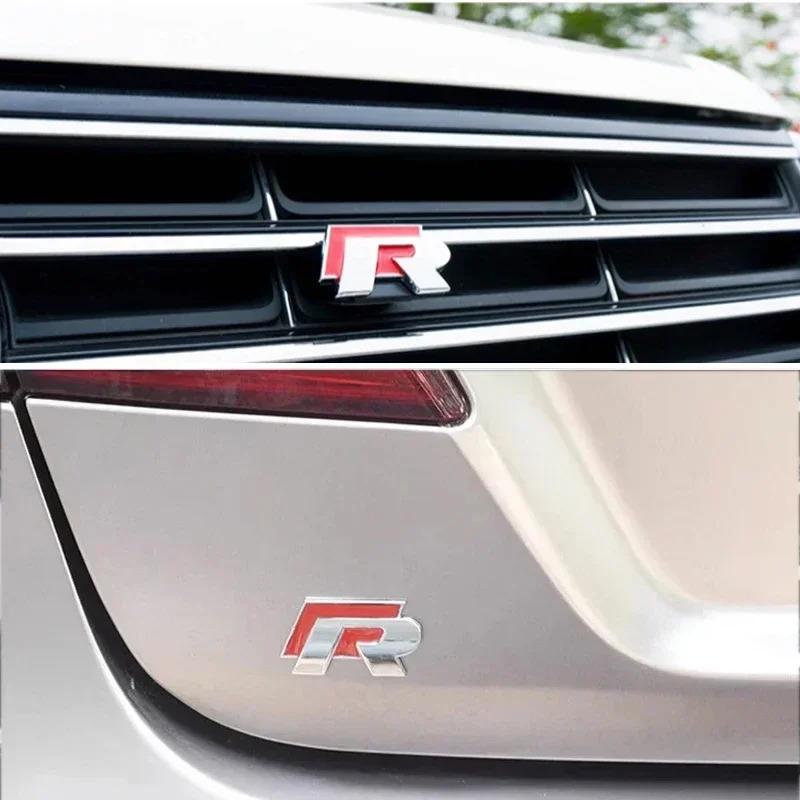 RUNTB1 VW 2026 Горячий Металл Эмблема Решетки Переднего Багажника для Volkswagen Tiguan Bora Golf MK4 Passat B5 B6 Touran Jetta Beetle Значок на Крыло St
