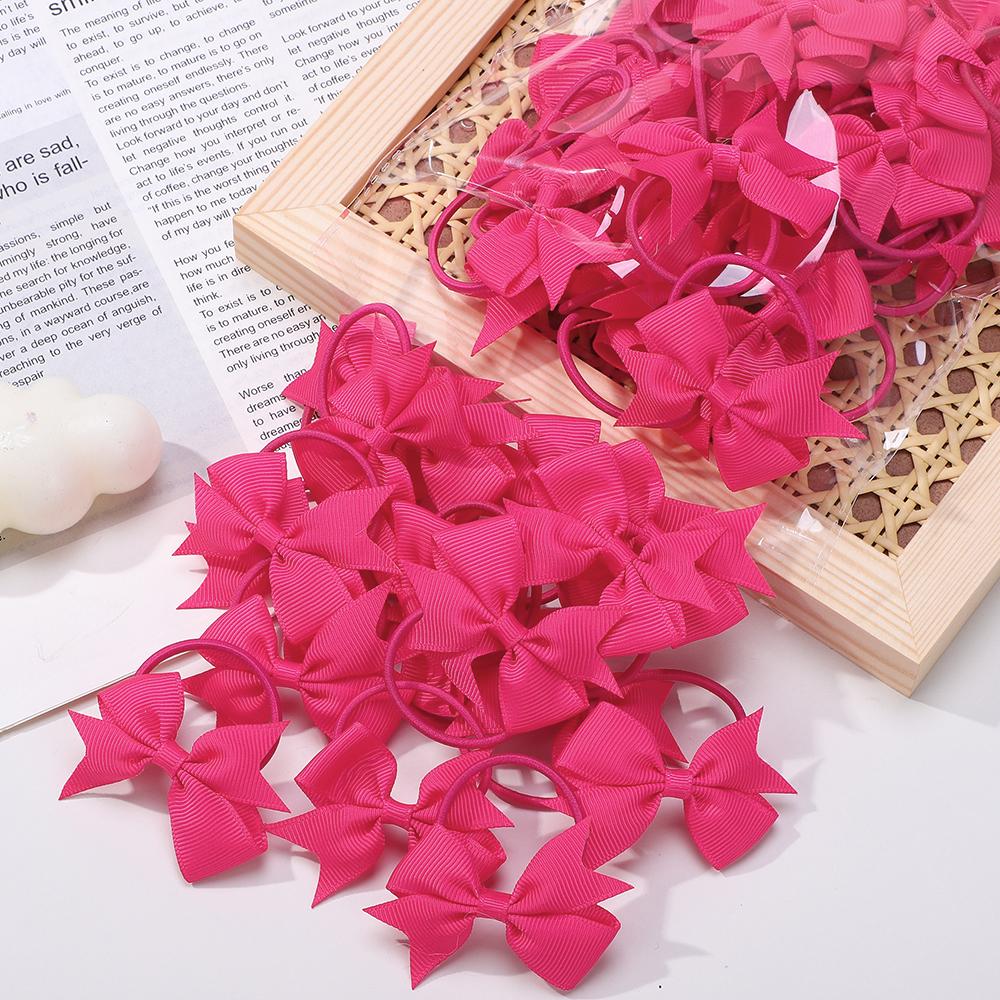 20 шт./лот Банты для волос из ленты для девочек Резинка Детские милые банты для чирлидинга Повязка на голову Бутик Детская повязка на голову головной убор ДЕТСКИЕ БАНТЫ