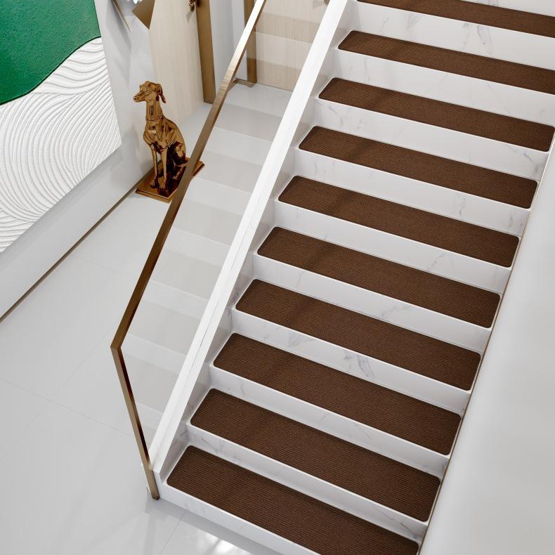 20*80cm Household Thickened Wear-resistant Step Mat Non-adhesive Non-slip Stair Mat Waterproof Carpet Floor Mat Home Decor
