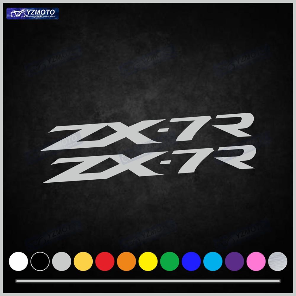 For ZX-7R ZX 7R Motorcycle Accessories Sticker Decal Fuel Tank body Engine Fairing Windshield Helmet Logo Decorative Stickers