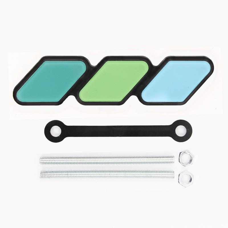 Tricolor Mesh Grille Emblem Sticker for Toyota 4Runner, Tacoma, Tundra