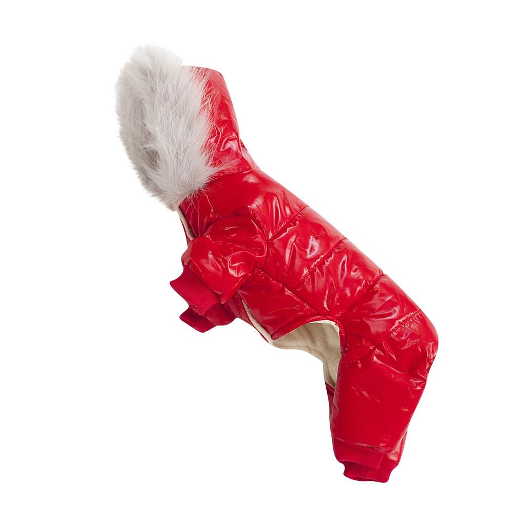 Одежда для домашних животных Одежда для собак Одежда для домашних животных Осеннее и зимнее утолщенное хлопковое пальто на четверых ногах
