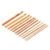 12 шт карбонизированные бамбуковые крючки для вязания вязальных игл набор ткацких инструментов аксессуар