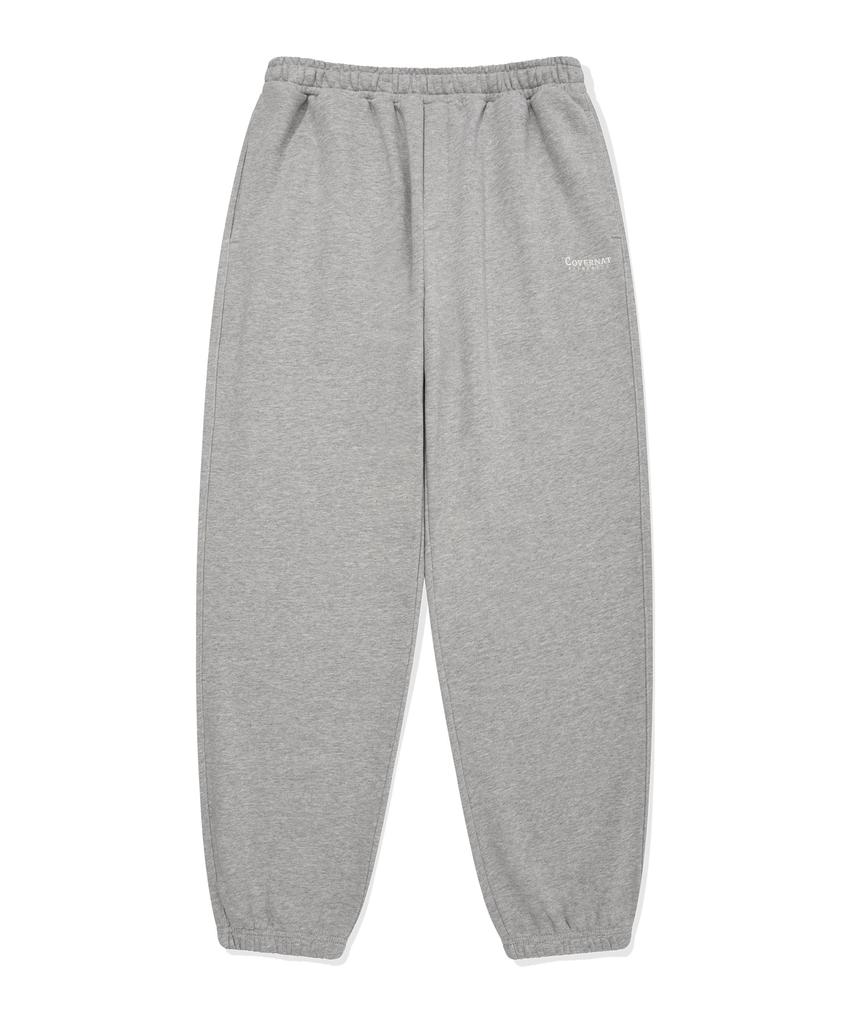 COVERNAT Спортивные брюки-джоггеры regular fit, меланжево-серые