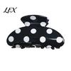 Thick Hair Claw for Women, Dot Printing Shower Clip, Anti-slip Teeth Shark Durable Claw, Comfortable Fit Accessory Long Short Daily Use Non-slip