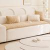 Thick Plush Couch Cover Fuzzy Pet Couch Cover Winter Non Slip Warm Sofa Slipcover Couch Protector for Multiple Cushions