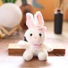 Rabbit Plush Pendant Keychain Animal Toys Doll Keyring Cartoon Pendants Bag