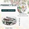 2/4 Pcs Christmas Wreath Storage Bag Round Transparent PVC Waterproof Dustproof Garland Storage Bag Garland Container Organizer