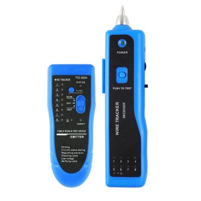 Портативный тестер сети POE/RJ45, тестер сетевых линий для точного определения длины кабеля, соединений CAT5e, CAT6, CAT6a
