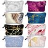 Hot Selling Marble Print Cosmetic Bag Versatile Pillow Bag Rainbow Storage Organizer