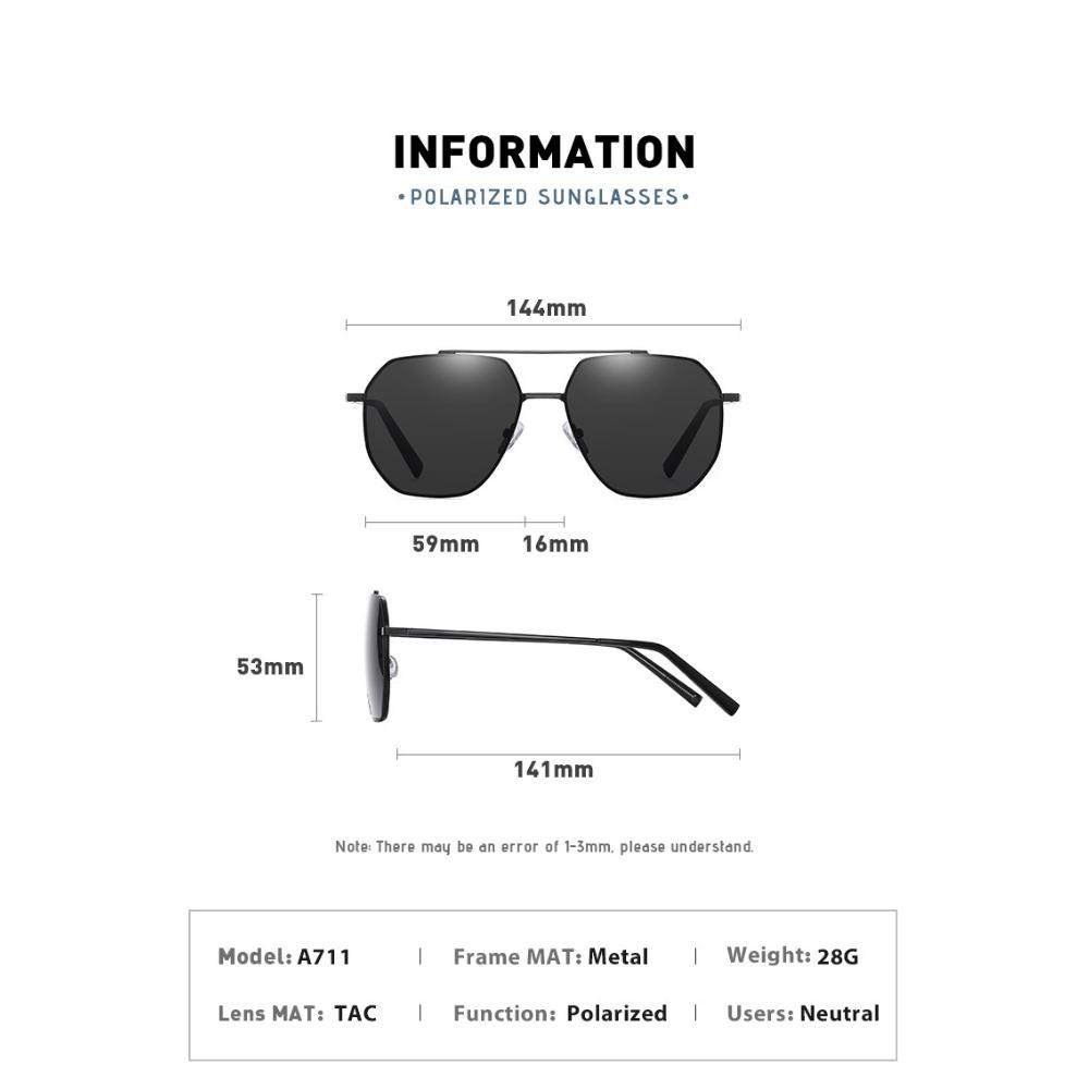 aoron Polarized Sunglasses Driving Night Vision Glasses Men's Color-changing Sunglasses