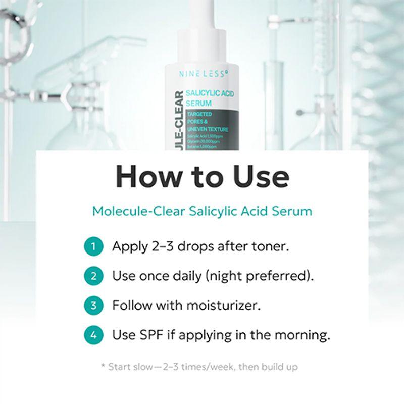[NINELESS] Molecule-Clear Salicylic Acid Serum 30ml