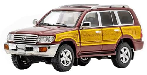 Gaincorp Products 1/64 Toyota Land Cruiser 100 Retro Wood Finished Product