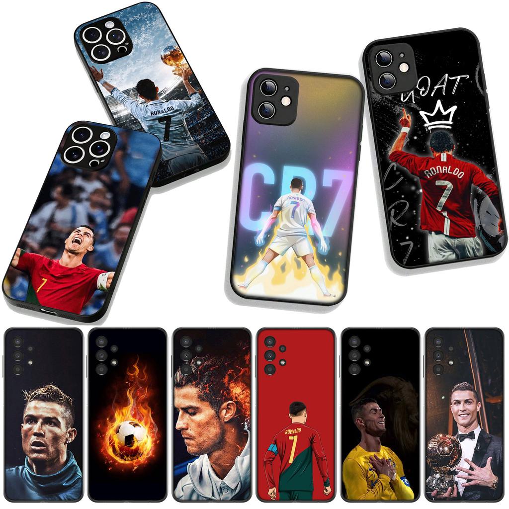Soccer King CR7S No 7 Football No7 Phone Cover for Apple iPhone 16 15 14 Plus 13 12 Mini 17 Pro Max + ProMax 16E Air Case