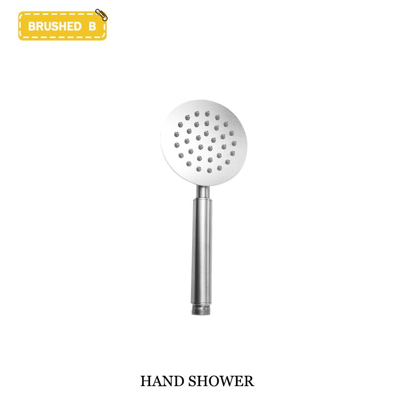 Ручная душевая лейка из матового золота с настенным креплением из латуни, ручной душ из нержавеющей стали, шланг 1,5 м, аксессуары для ванной комнаты