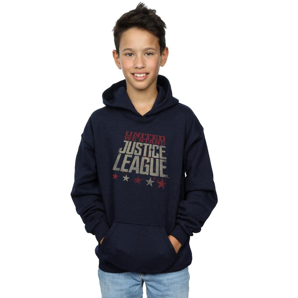 DC Comics Boys Justice League Movie United We Stand Hoodie