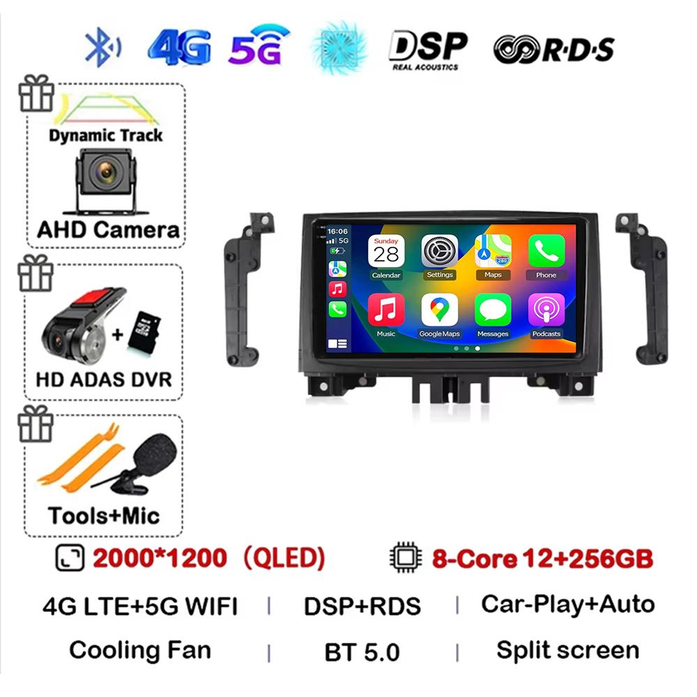 Android 14 qled для vw Craft для Mercedes Benz Sprinter 2006-2016 радиоприемник для автомобилей Android Carplay Auto 4G Wi-Fi Navegação GPS