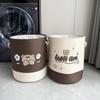 Тканевая коробка для хранения «Маленький медведь»: Детская одежда и игрушки, Органайзер, Трехъярусная, Утолщенная, Антигрибковая корзина.