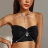 Sexy Simple Lady Claw Chain Body Chain Net Red Pearl Fashion Elegant Waist Chain