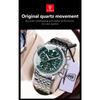 POEDAGAR Casual Man Clock Chronograph Date Waterproof Luminous Quartz Watches Stainless Steel Fashion Wristwatch Reloj