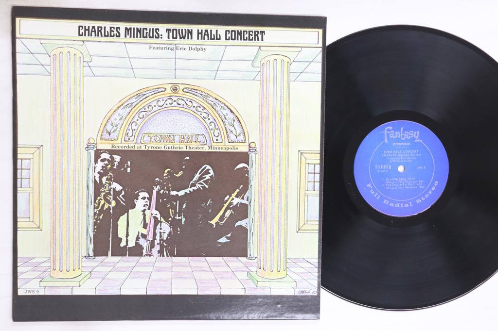 Виниловая пластинка CHARLES MINGUS ERIC DOLPHY Town Hall Concert JWS9 FANTASY 1971 США Джаз Б/у