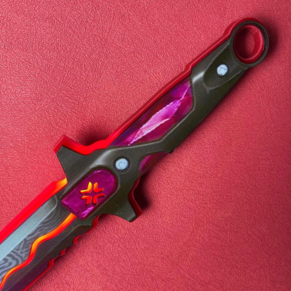11.6inch Luminous Valorant Katana Led Light Sword Original Samurai Anime Cosplay Prop Ninja Knife Real Size Japanese Katana Toy