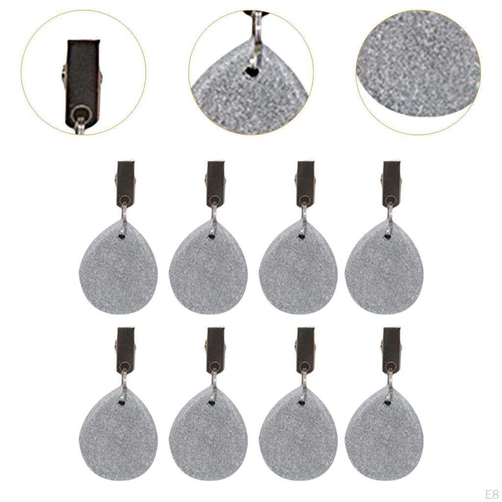 8 штук вешалок для скатертей для вечеринок и пикников из нержавеющей стали