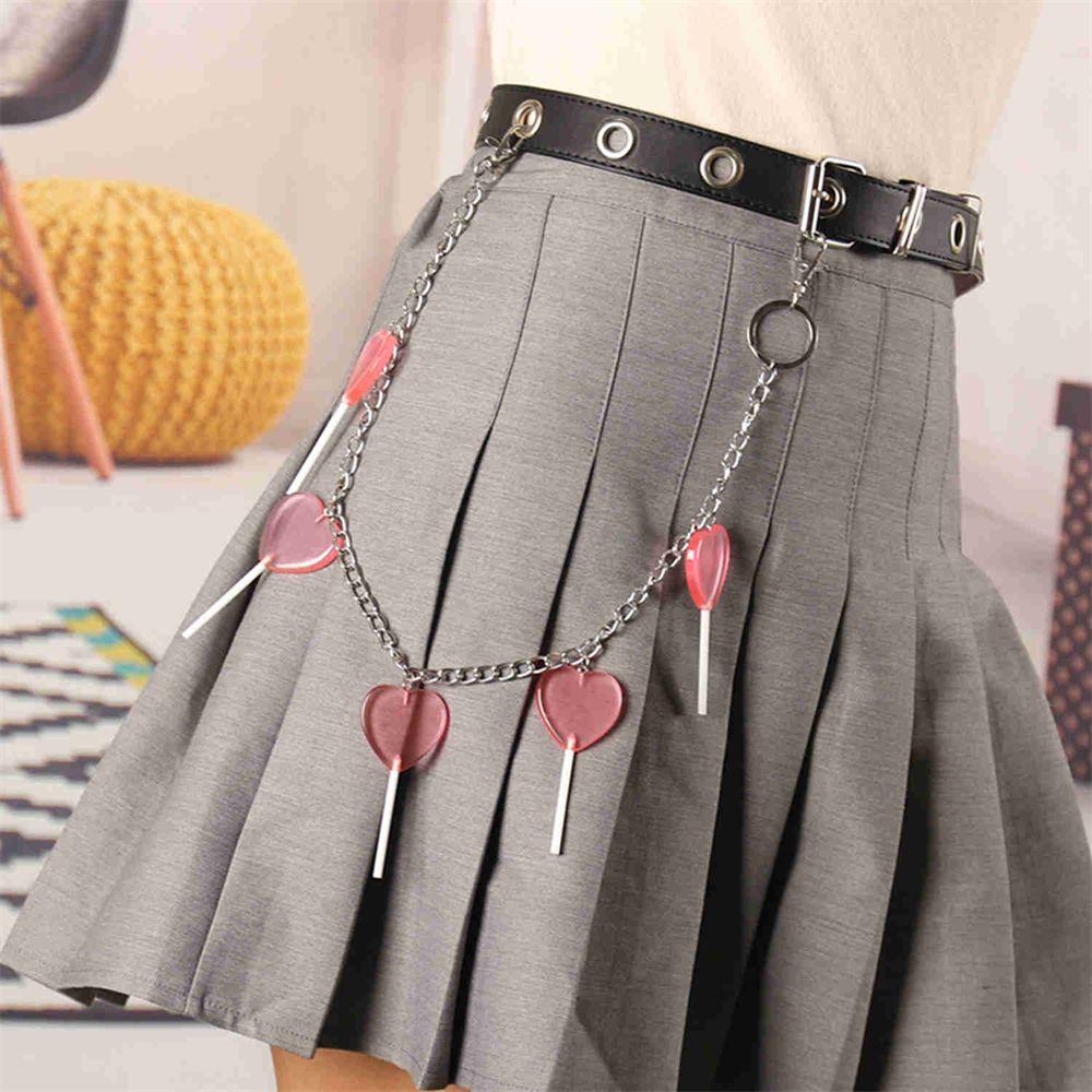 Hip Hop Punk Jewelry Rock Keychain Chain Keychain Waist Chain Trousers Decoration Pants Chain