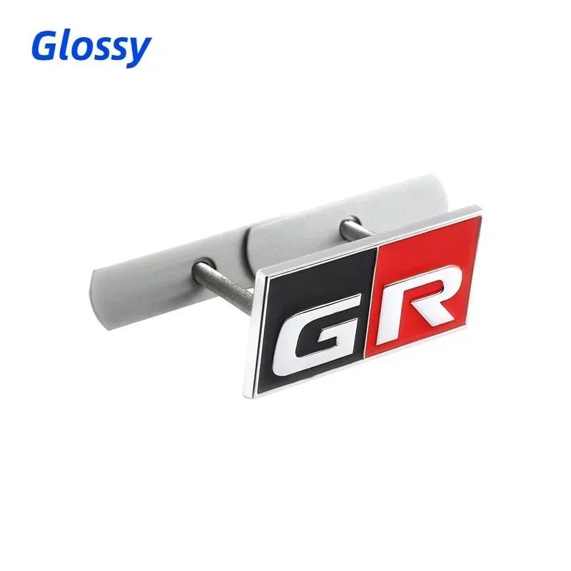 1 шт. Значок-эмблема передней решетки радиатора автомобиля GR GR Sport для GR Sport Yaris 86 Hilux Supra C- HR Rav4 Aqua Auris Camry Prado Corolla Avensis