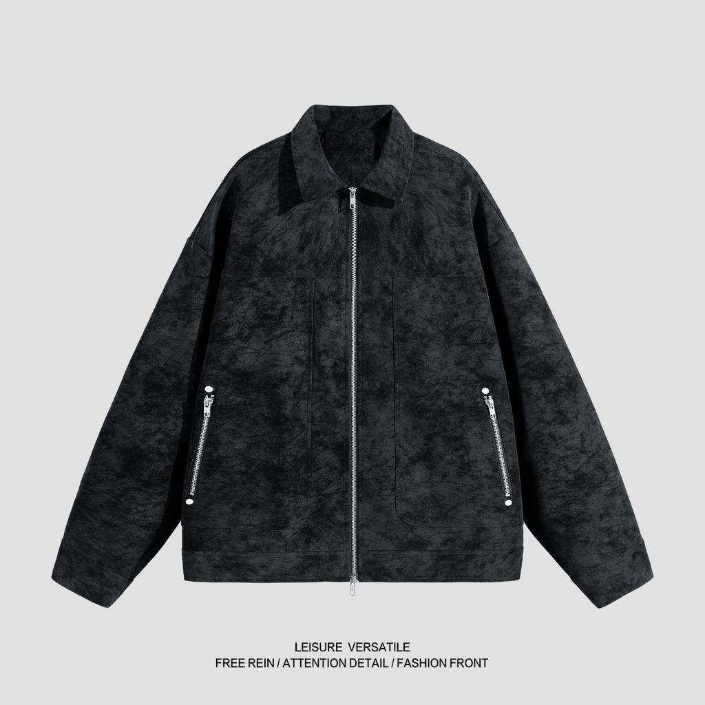 Мужская зимняя куртка из ПУ кожи, новая, с лацканами, однотонная, из натуральной кожи, высококлассная, в стиле ретро, мотоциклетная мужская куртка