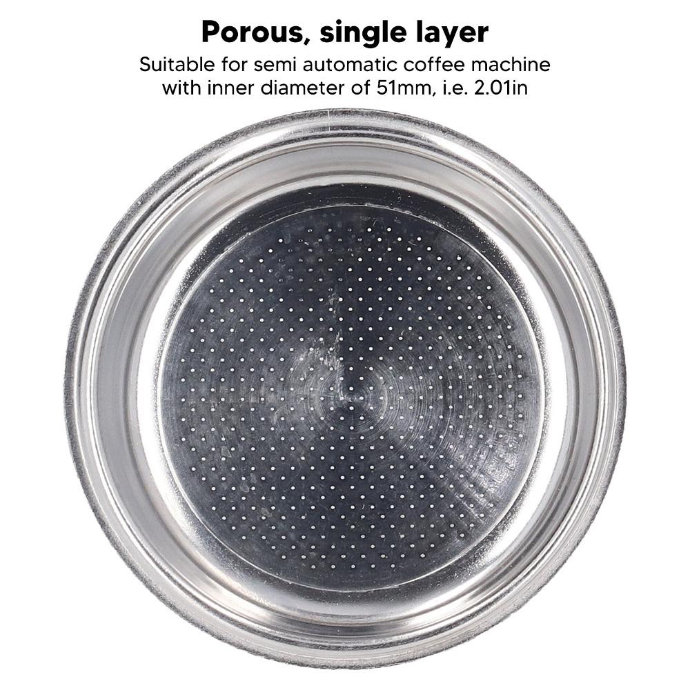 Stainless Steel Stainless Steel Coffee Filter Basket Single Layer Coffee Filter Basket  Home Use