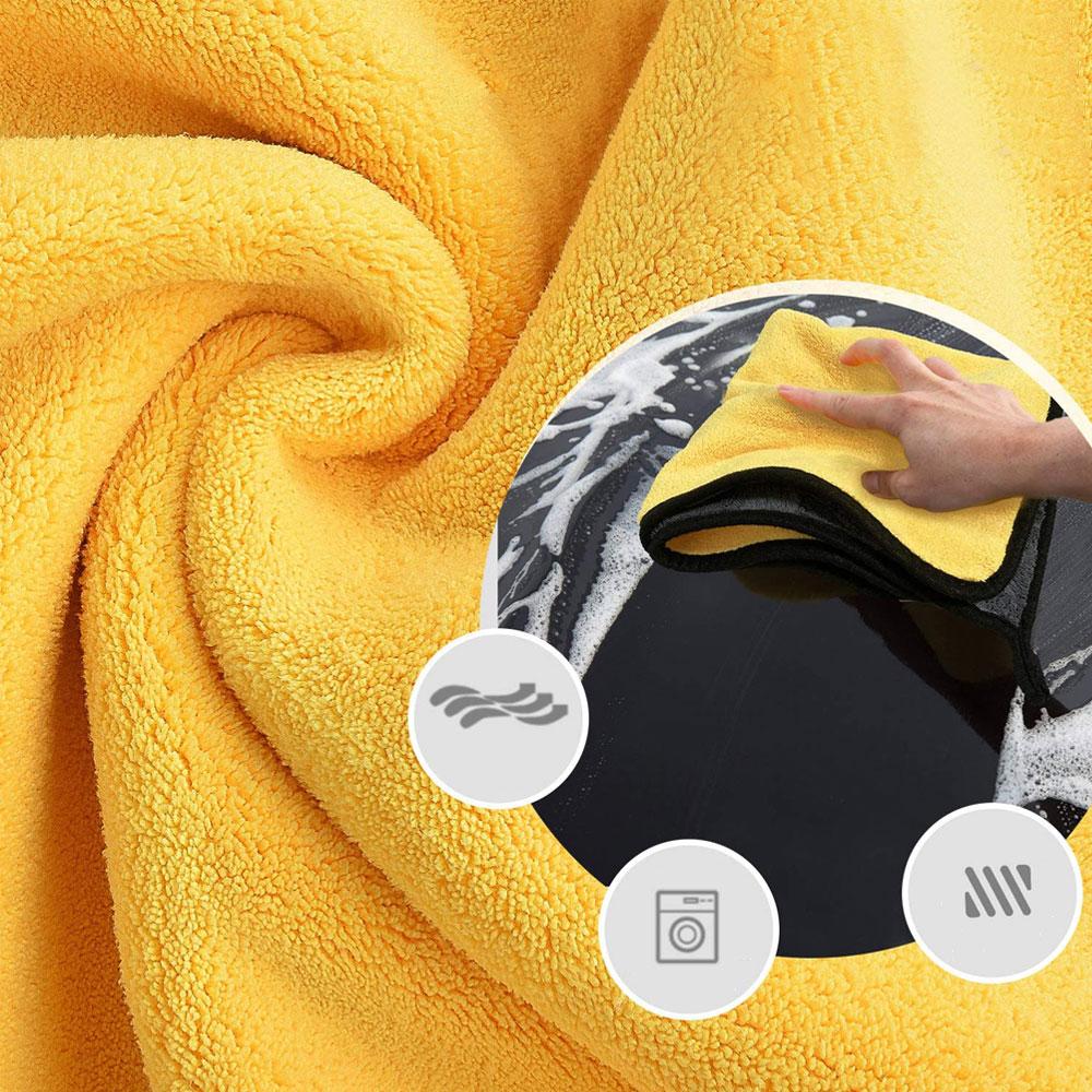 1 шт. Полотенце из микрофибры для мытья автомобиля, Ткань для сушки и очистки автомобиля, Обметочная ткань для ухода за автомобилем, Детейлинг, Полотенце для мытья, Универсальные инструменты для очистки