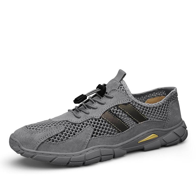 Летние мужские кроссовки, дышащая повседневная обувь, удобные мужские мокасины, сетчатая обувь, кроссовки для ходьбы на открытом воздухе