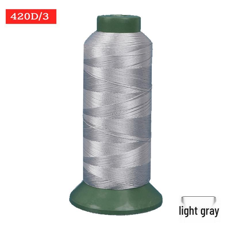 Sewing Machine & Handcraft Thread: High-Strength Mercerized Nylon for Upholstery, Leather, and Jeans