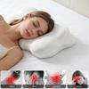 Эргономичная подушка для сна из пены с эффектом памяти, подушка-облако с контурным дизайном, подушка с двойной высотой для поддержки шеи с туннелями для рук для спящих на боку, спине, животе