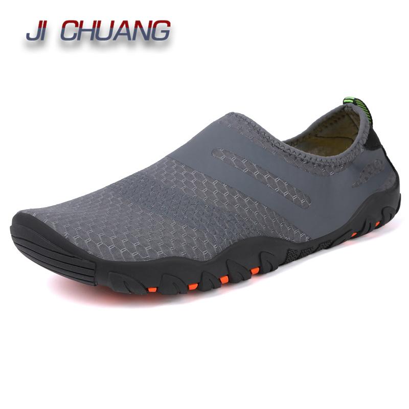 Горячая Распродажа Широкий Носок Мужские Обувь для Воды Антискользящие Пляжные Сандалии Река Море Минималистичные Аквашузы для Мужчин Обувь для Плавания