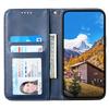 For iPhone 16 Wallet Case Calf Texture PU Leather Phone Cover with Strap
