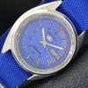 VINTAGE SEIKO 5 AUTOMATIC 7019A JAPAN MENS BLUE COLOR DIAL WATCH A701469-5 R206b-a701469