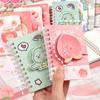 4Pcs 80 Pages Cartoon Coil Notebook Paper Notebook Kawaii Diary Journal