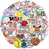 50 Baseball Mixed Stickers Softball Ball Sports Graffiti Stickers Luggage Skateboard Waterproof Stickers