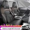 Перфорированные кожаные чехлы на сиденья для Haval M6 Plus Модели 21/25 - Полная обшивка