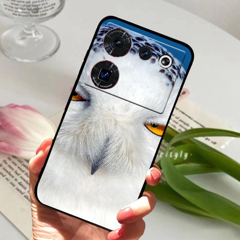 Чехол для ZTE nubia Z50 Ultra, чехол, мягкая печать, силикон, ТПУ, черный бампер, крышка для задней панели телефона ZTE nubia Z60 Ultra, Coque z50Ultra