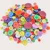 600pcs-Mixed Size Circular Resin Sewing Button Technology Circular Sewing Button Color DIY Home Decoration Accessories