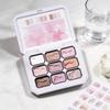 Honeygirl Nine Grid Macaron Pink Solid Gel Set For Nail Art And Diy Manicure
