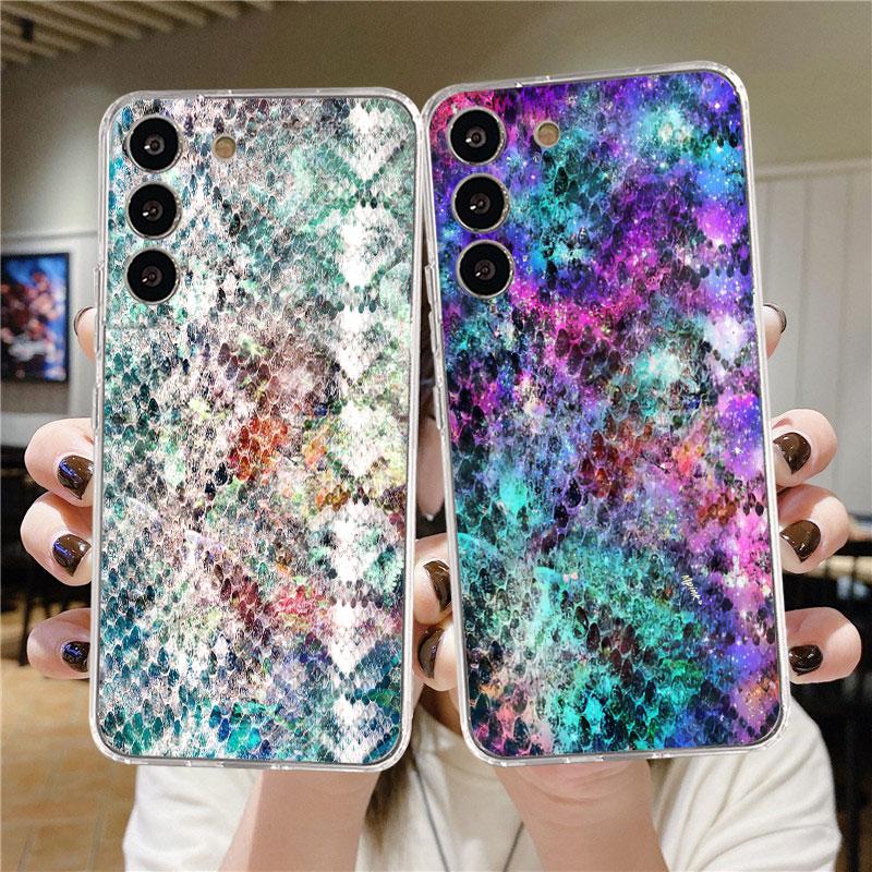 Luxury Soft Case For Samsung Galaxy Note 20 Ultra 10 Plus 8 9 S22 S20 Fe S21 Note10 Lite Phone Cover Gg Snake Skin Pattern Funda