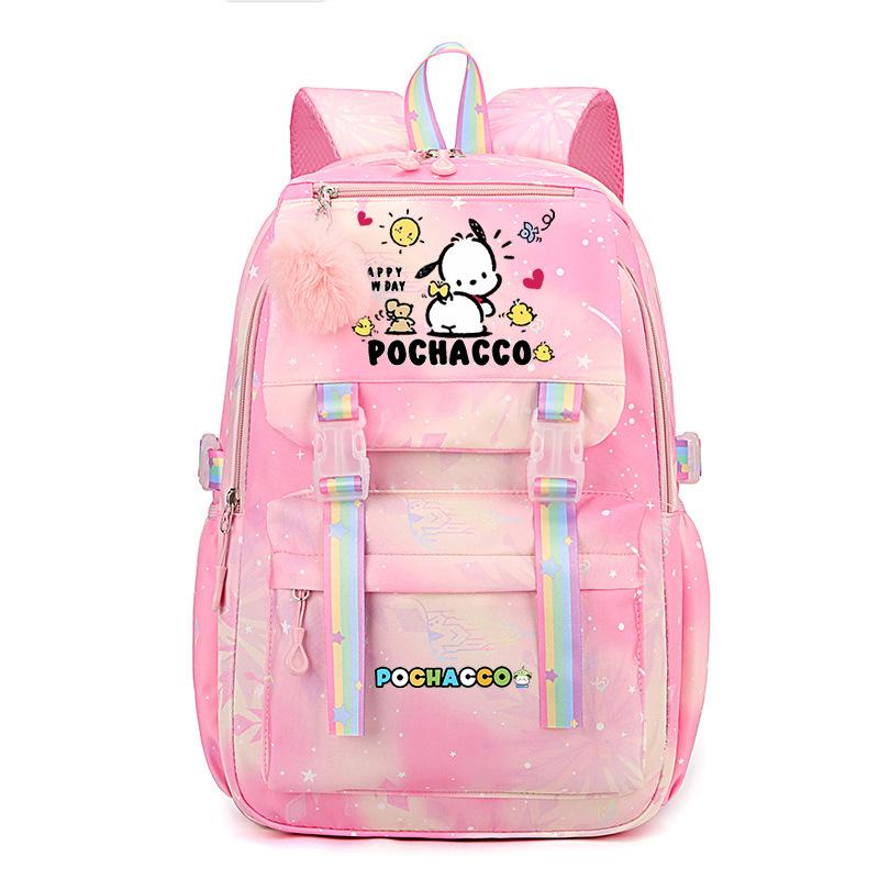 Pochaco Pacha Dog Cartoon Cute Backpack Sweet School Style Schoolbag