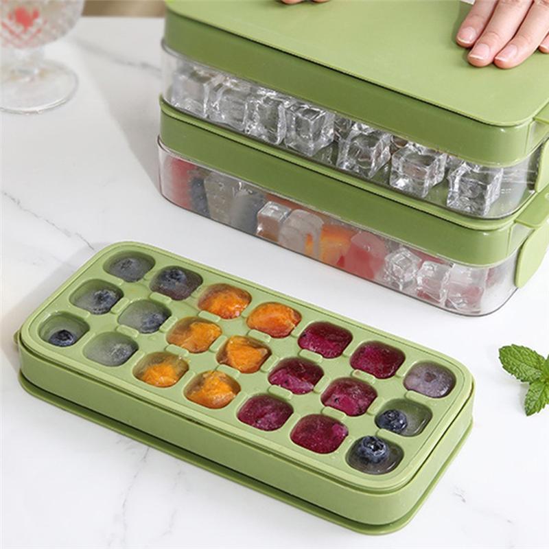 Practical-Reusable Ice Ball Tray - Ice Ball Maker Mold For Cocktails, Tea & Beverages, Easy Release & Odorless