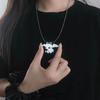 Cartoon Black White Dragon Necklace Hip Hop Style Couple Lovely Necklace Fashion Jewelry Accessories