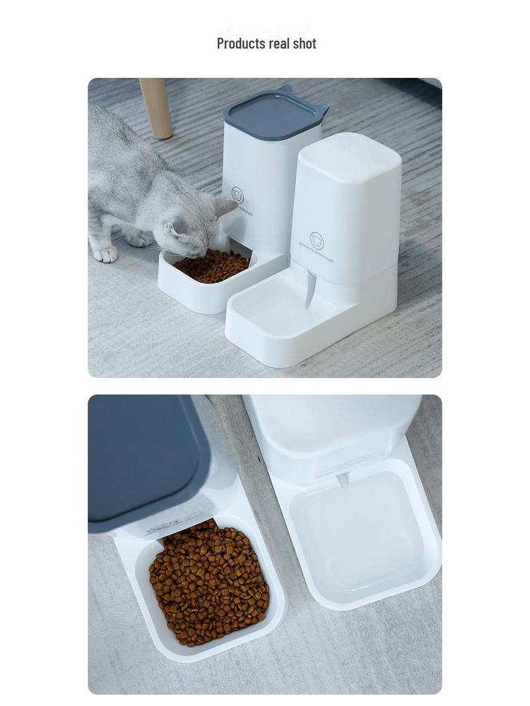 Автоматическая миска и кормушка для домашних животных с диспенсером для воды объемом 3,8 л для кошек и собак