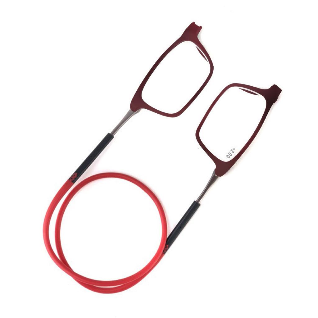 Portable Magnetic Reading Glasses With Hang A Neck Reading Glasses With Magnet For Both Men And Women